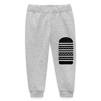 Big Burger Kitchen - Baby Organic Sweatpants by Stanley/Stella - heather grey - Front