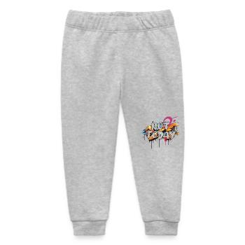 not today graffiti airbrush ich hasse Montag - Baby Organic Jogginghose Baby Tumbler von Stanley/Stella - Grau meliert - Vorne