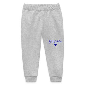 PAPA. VATERTAG. FROHER VATERTAG. ALLES GUTE ZUM GEBURTSTAG. - Baby Organic Jogginghose Baby Tumbler von Stanley/Stella - Grau meliert - Vorne