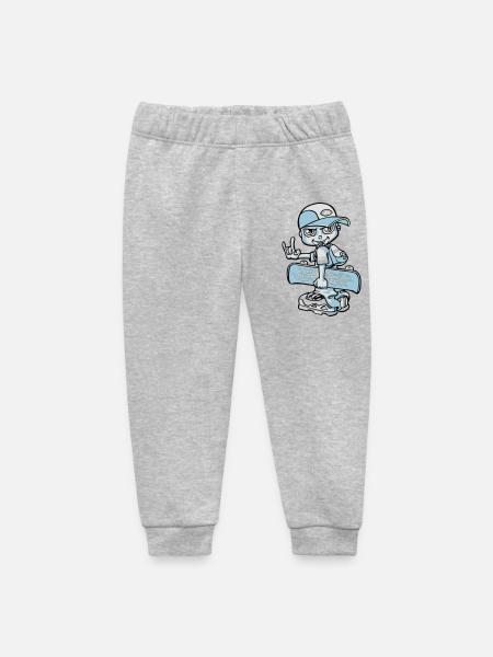 Skater boy flex - Baby Organic Sweatpants by Stanley/Stella - heather grey