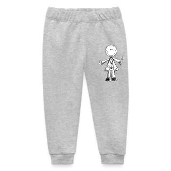 Lustiges Arzt Strichmännchen - Ärzte - Medizin - Baby Organic Jogginghose Baby Tumbler von Stanley/Stella - Grau meliert - Vorne