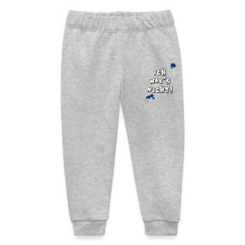 ich wars nicht kinder frech unschuldig fun fleck - Baby Organic Jogginghose Baby Tumbler von Stanley/Stella - Grau meliert - Vorne