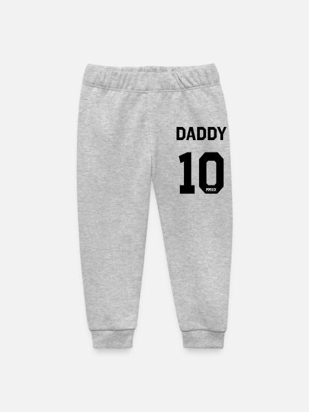 Daddy 2019 - Baby Organic Sweatpants by Stanley/Stella - heather grey