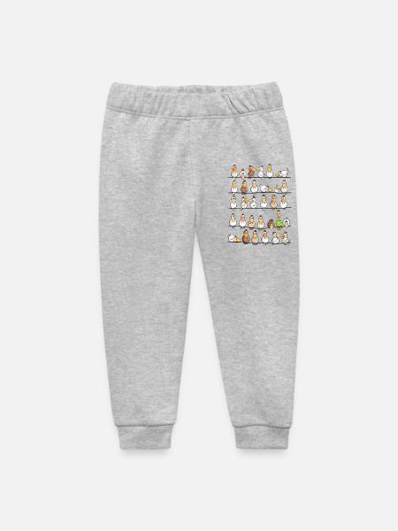 Chicken Farm - Baby Organic Sweatpants by Stanley/Stella - heather grey