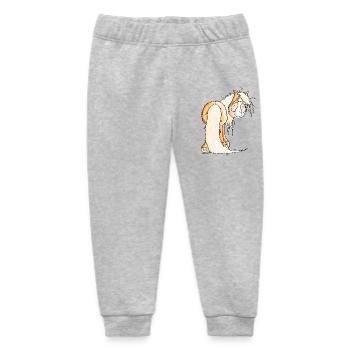 Goldiger Haflinger - Baby Organic Jogginghose Baby Tumbler von Stanley/Stella - Grau meliert - Vorne