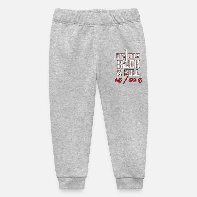 Rock and roll - Pantalon de jogging bébé bio Stanley/Stella - gris chiné