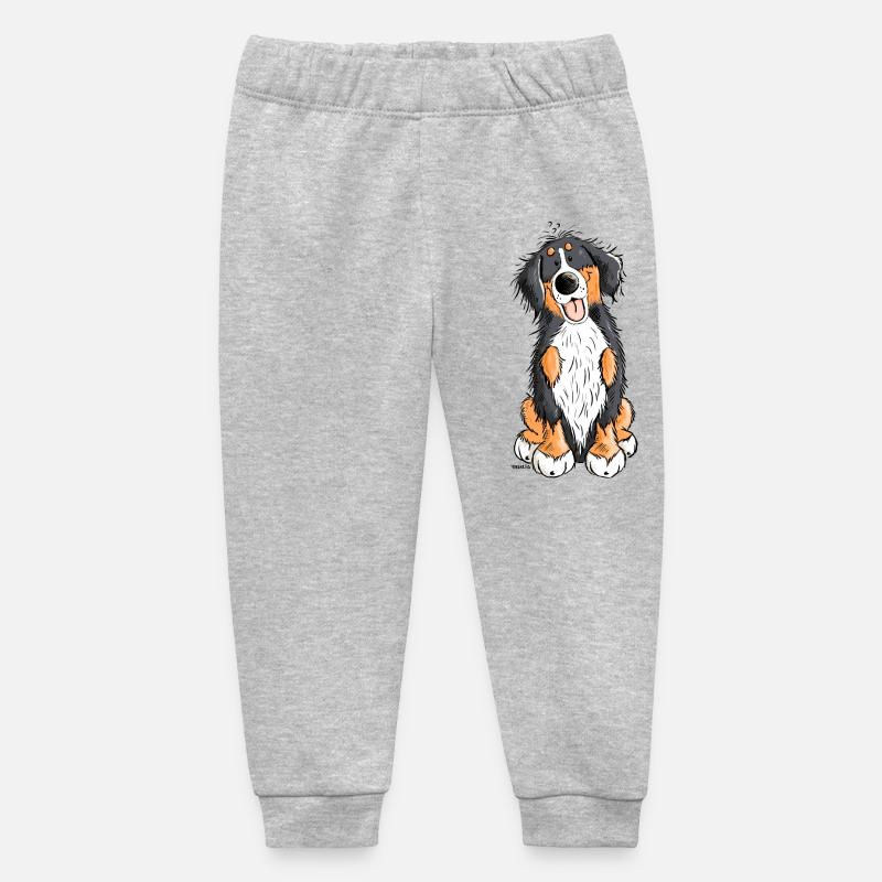 Bouvier bernois - Pantalon de jogging bébé bio Stanley/Stella - gris chiné
