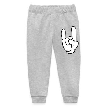 rocking hand festival - Baby Organic Jogginghose Baby Tumbler von Stanley/Stella - Grau meliert - Vorne