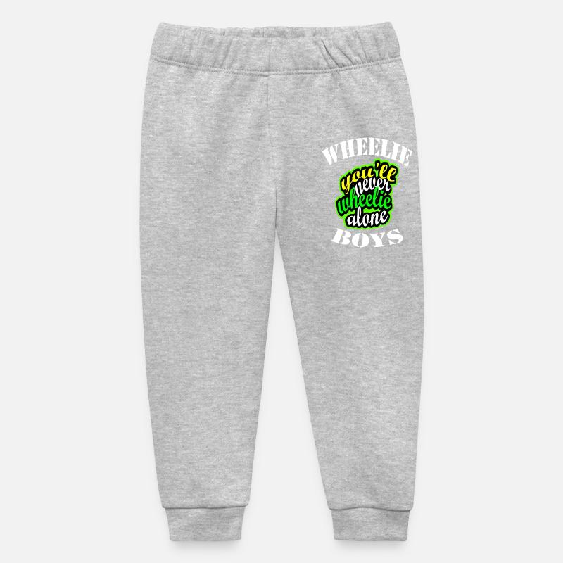 Wheelie - Pantalon de jogging bébé bio Stanley/Stella - gris chiné