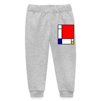 Mondrian 1 - Baby Organic Sweatpants by Stanley/Stella - heather grey - Front