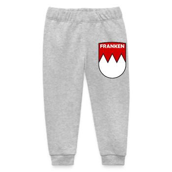 Die Franken - Baby Organic Jogginghose Baby Tumbler von Stanley/Stella - Grau meliert - Vorne