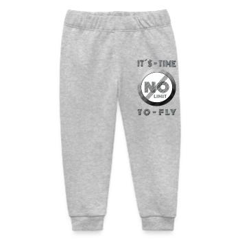 NO LIMIT kiting Gamer Extreme Sports Race Track - Baby Organic Sweatpants by Stanley/Stella - heather grey - Front