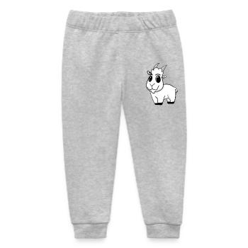 Ziege Ziegenbock Bock - Baby Organic Jogginghose Baby Tumbler von Stanley/Stella - Grau meliert - Vorne