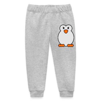Penguin Bird Animal Antarctica Cold South Pole - Baby Organic Sweatpants by Stanley/Stella - heather grey - Front