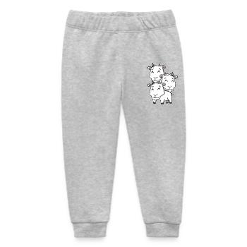 Niedliche Ziegen - Ziege - Baby Organic Jogginghose Baby Tumbler von Stanley/Stella - Grau meliert - Vorne