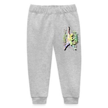 Klettern - Bouldern - Kletterer - Freeclimbing - Baby Organic Jogginghose Baby Tumbler von Stanley/Stella - Grau meliert - Vorne
