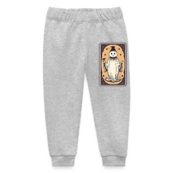 Glücklicher Geist Tarot Karte - Baby Organic Jogginghose Baby Tumbler von Stanley/Stella - Grau meliert - Vorne