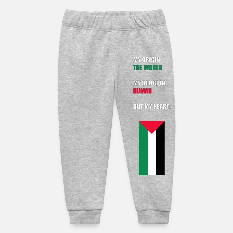 TERRIEN - Pantalon de jogging bébé bio Stanley/Stella - gris chiné