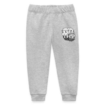 Yin Yang Zeichen Schaf - Baby Organic Jogginghose Baby Tumbler von Stanley/Stella - Grau meliert - Vorne