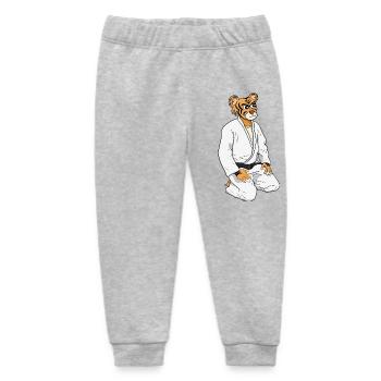 Be a Tiger - Baby Organic Sweatpants by Stanley/Stella - heather grey - Front
