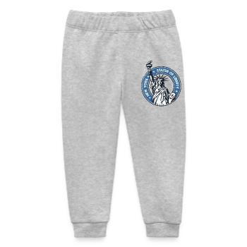 Symbol des Freiheitskreises - Baby Organic Jogginghose Baby Tumbler von Stanley/Stella - Grau meliert - Vorne