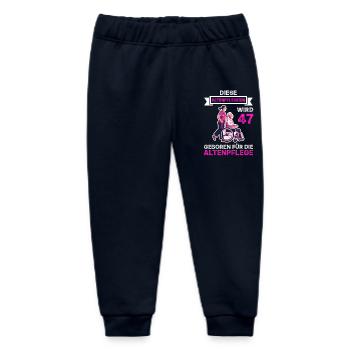 47 Geburtstag Altenpflege Altenpflegerin 47 Jahre - Baby Organic Jogginghose Baby Tumbler von Stanley/Stella - Navy - Vorne
