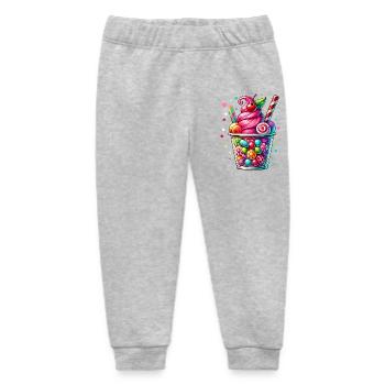 Pleasure for the Senses: Candy Milkshake Mug - Baby Organic Sweatpants by Stanley/Stella - heather grey - Front