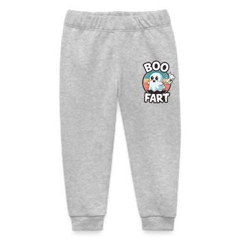 Lustiger Geist furzt – Halloween Spaß - Baby Organic Jogginghose Baby Tumbler von Stanley/Stella - Grau meliert - Vorne