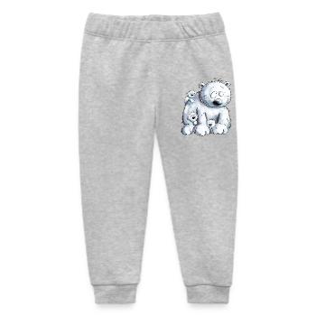 Eisbär Mit Eisbär Baby I Polarbär - Baby Organic Jogginghose Baby Tumbler von Stanley/Stella - Grau meliert - Vorne