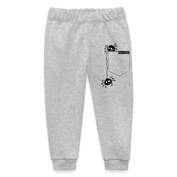 Arachnids - Baby Organic Sweatpants by Stanley/Stella - heather grey - Front
