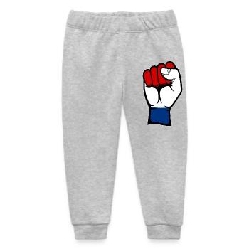Holland Flagge Faust - Baby Organic Jogginghose Baby Tumbler von Stanley/Stella - Grau meliert - Vorne