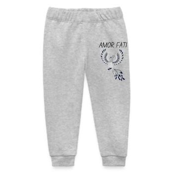 Amor Fati - Baby Organic Sweatpants by Stanley/Stella - heather grey - Front