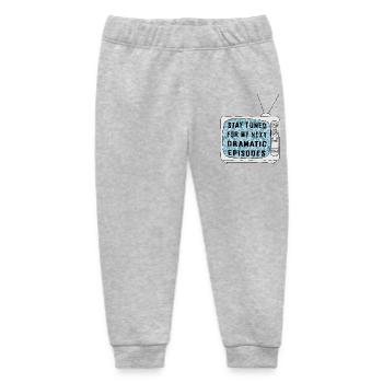 Stay Tuned - Baby Organic Sweatpants by Stanley/Stella - heather grey - Front
