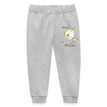 Mars Mission - Baby Organic Sweatpants by Stanley/Stella - heather grey - Front