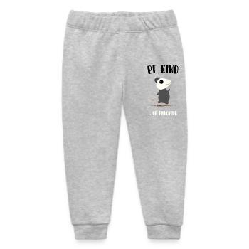 be kind ... of annoying - Baby Organic Sweatpants by Stanley/Stella - heather grey - Front
