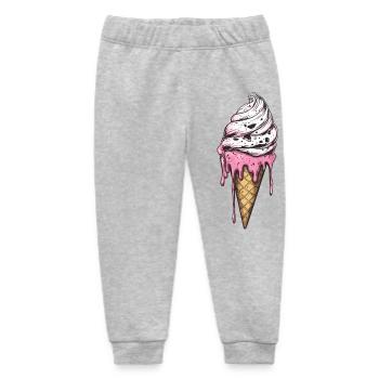 Cream Cream - Baby Organic Sweatpants by Stanley/Stella - heather grey - Front