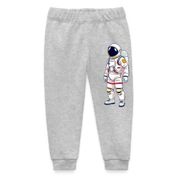 Astronaut - Baby Organic Sweatpants by Stanley/Stella - heather grey - Front