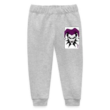 Harlekin Joker Clown Illustration - Baby Organic Jogginghose Baby Tumbler von Stanley/Stella - Grau meliert - Vorne