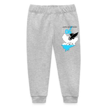 Alpes Maritimes - Baby Organic Jogginghose Baby Tumbler von Stanley/Stella - Grau meliert - Vorne