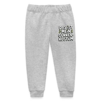 Gurke Das Ist Mein Gurken Kostüm Fasching Karneval - Baby Organic Jogginghose Baby Tumbler von Stanley/Stella - Grau meliert - Vorne