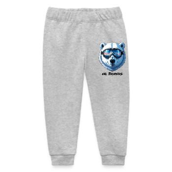 Val Thorens Souvenir Ski 3 Vallées Geschenk - Baby Organic Jogginghose Baby Tumbler von Stanley/Stella - Grau meliert - Vorne