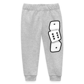 161 cubes - Baby Organic Sweatpants by Stanley/Stella - heather grey - Front
