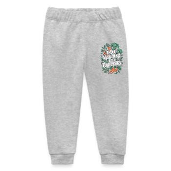 Nutritionist Eat Veggies Not Regrets Dietitian - Baby Organic Sweatpants by Stanley/Stella - heather grey - Front