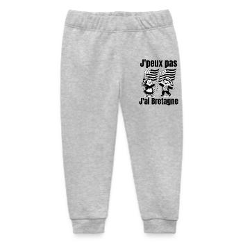 Brittany, I am a Breton, long live Brittany - Baby Organic Sweatpants by Stanley/Stella - heather grey - Front