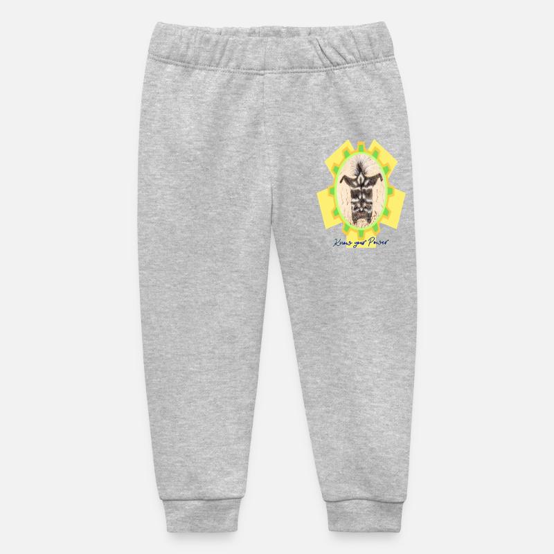 Skunk_Know_your_Power - Pantalon de jogging bébé bio Stanley/Stella - gris chiné