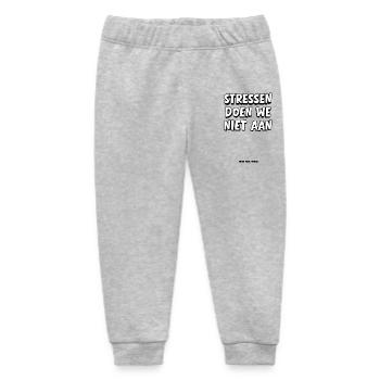 We don't stress - Baby Organic Sweatpants by Stanley/Stella - heather grey - Front