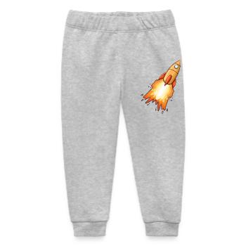 Rocket - Baby Organic Sweatpants by Stanley/Stella - heather grey - Front