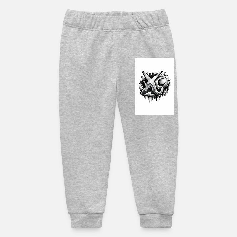 XO - Pantalon de jogging bébé bio Stanley/Stella - gris chiné
