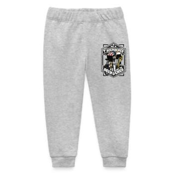 Hooks Hooks Cycling - Baby Organic Sweatpants by Stanley/Stella - heather grey - Front