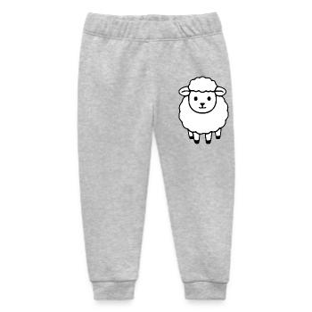 Schaf Schäfchen Lamm - Baby Organic Jogginghose Baby Tumbler von Stanley/Stella - Grau meliert - Vorne
